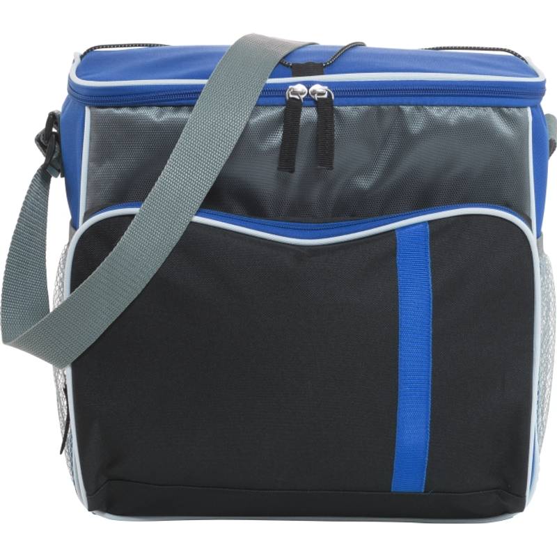 Chladiaca taška s popruhom na rameno, modrá